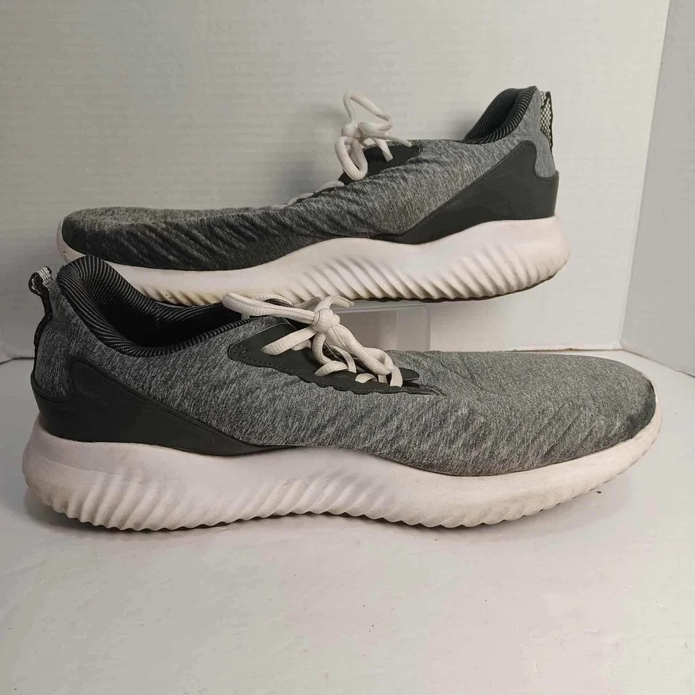 Adidas Alphabounce RC Gray Running Shoes Sneakers B42860‎ Men's Size 12